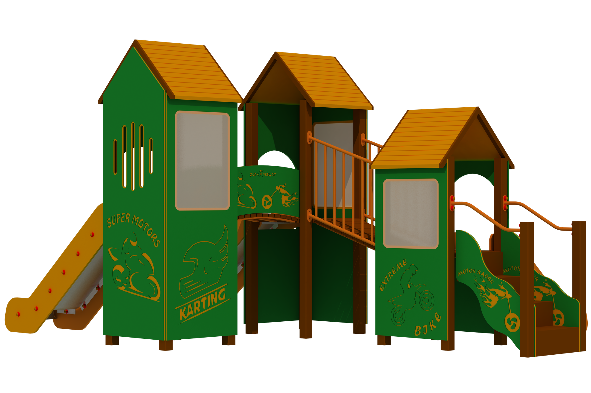 HDPE Seri Oyun Grubu H-800 PRK-805 | Temalı Metal Oyun Grupları | Erse Kent Mobilyaları